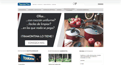 Desktop Screenshot of mx.tramontina.com